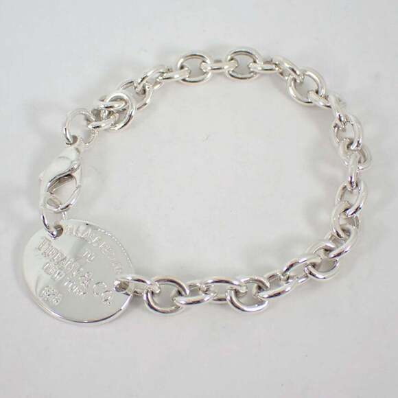 TIFFANY Authentic Silver Charm Bracelet - Picture 5 of 8